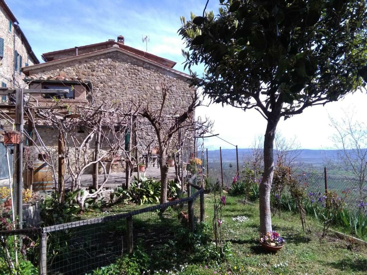 Villa House With Stunning Views Chiusdino Exterior foto